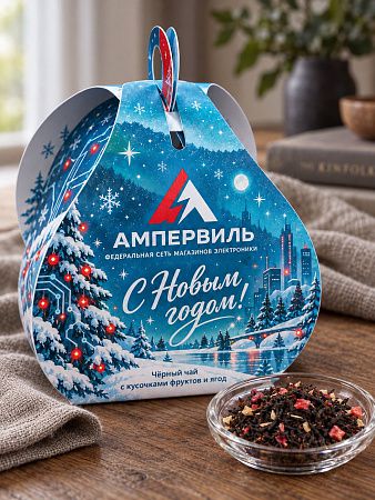 Чай с логотипом “Сундучок” чай с фруктами (в ассортименте)