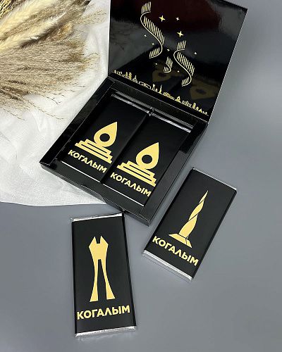 Набор шоколада с логотипом “Книга 4” - фото товара